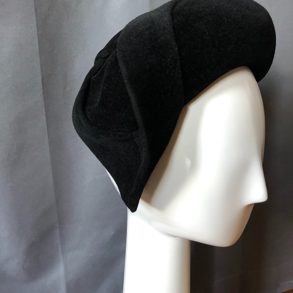 Vintage Filene's Black Hat Awesome Shape - Picture 10 of 10